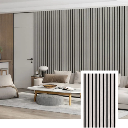 Norelle Acoustic Slat Panel — Walnut (2.7 m × 1.10 m)